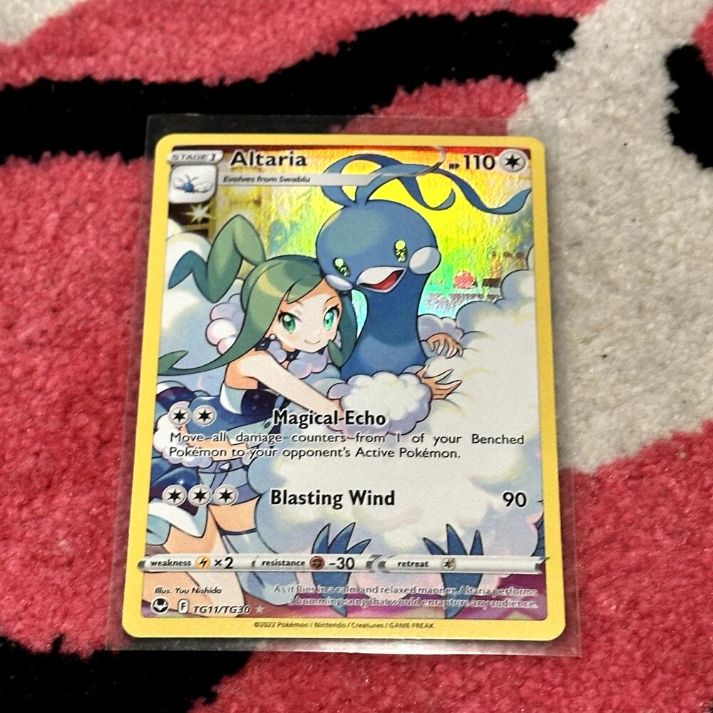 Altaria #TG11 – Pokémon Silver Tempest Trainer Gallery – Full Art Holo